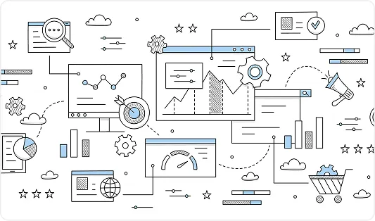Illustration representing Google Business Profile optimization